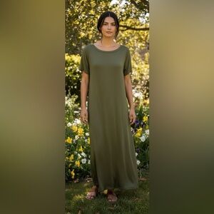 Olive Green Maxi Dress